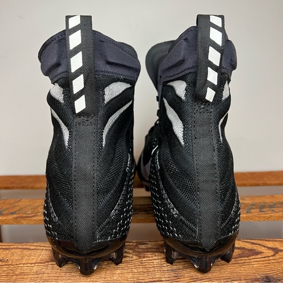 NEW Nike Vapor Untouchable 3 Elite Flyknit Mid Football Cleats Black Men’s 14 - Picture 4 of 11